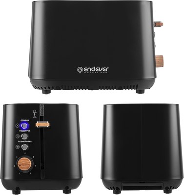 Тостер Endever Skyline ST-124 (черный)