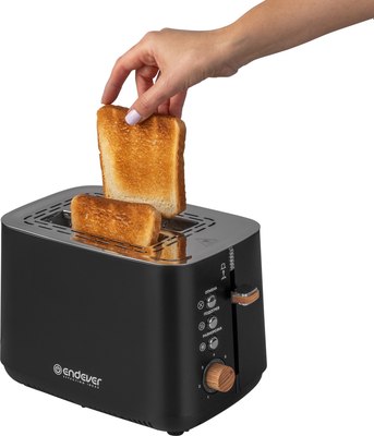 Тостер Endever Skyline ST-124 (черный)