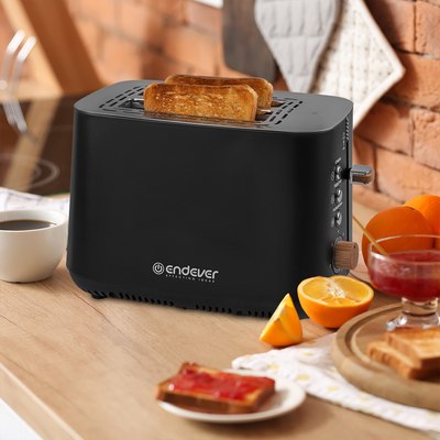 Тостер Endever Skyline ST-124 (черный)
