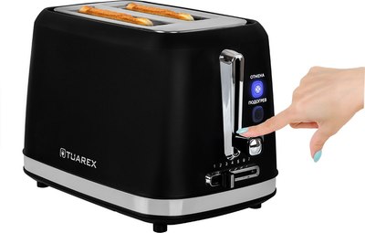 Тостер Tuarex TK-6004 (черный/стальной)
