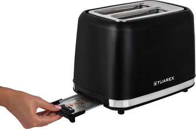 Тостер Tuarex TK-6004 (черный/стальной)