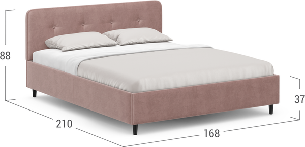 Двуспальная кровать Moon Family 1253 / К005491