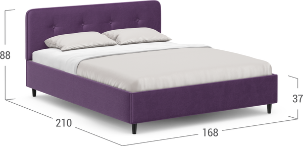 Двуспальная кровать Moon Family 1253 / К005501