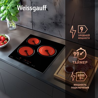 Электрическая варочная панель Weissgauff HV 431 B