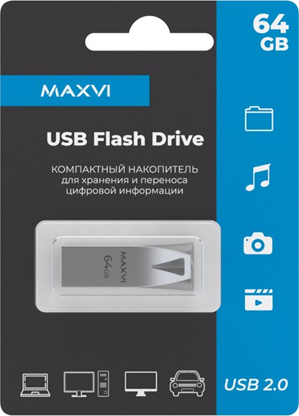 USB flash накопитель Maxvi MK2 64GB 2.0