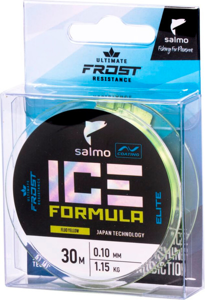 Леска монофильная Salmo Elite Ice Formula Fluo Yellow / 4517-010 - фото