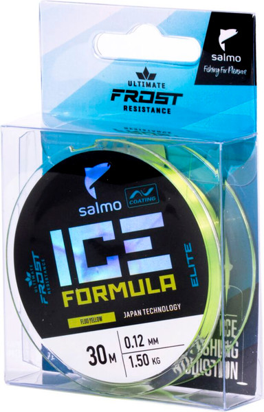 Леска монофильная Salmo Elite Ice Formula Fluo Yellow / 4517-012 - фото
