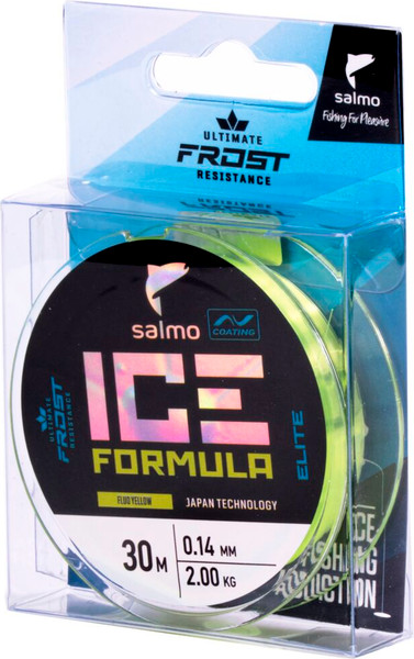 Леска монофильная Salmo Elite Ice Formula Fluo Yellow / 4517-014 - фото