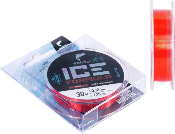 Леска монофильная Salmo Elite Ice Formula Wine red / 4518-010