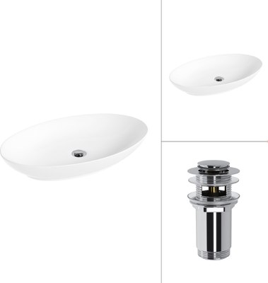 Умывальник Lauter 21571 + клапан 21190CH - фото