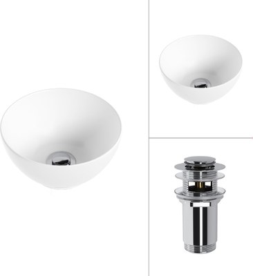 Умывальник Lauter 21601E + клапан 21190CH - фото