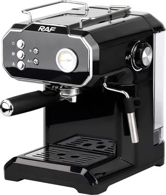 Кофеварка эспрессо RAF R.104 (черный) - фото