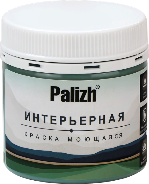 Краска Palizh Интерьерная шелковисто-матовая - фото