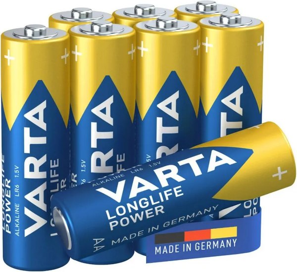 Комплект батареек Varta Longlife Power High Energy LR6 AA / 04906121418