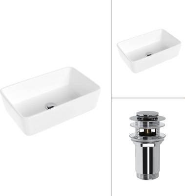 Умывальник Lauter 21674A + клапан 21190CH - фото