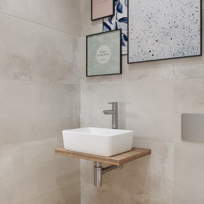 Умывальник Lauter 21674B + клапан 21190CH