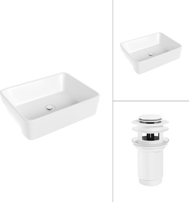 Умывальник Lauter 21675 + клапан 21190W - фото