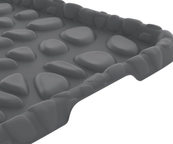 Поддон для обуви Альт-Пласт Камни АП 360 / 108227