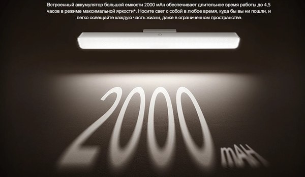 Настольная лампа Xiaomi Magnetic Reading Light Bar BHR8956GL / 9290041698