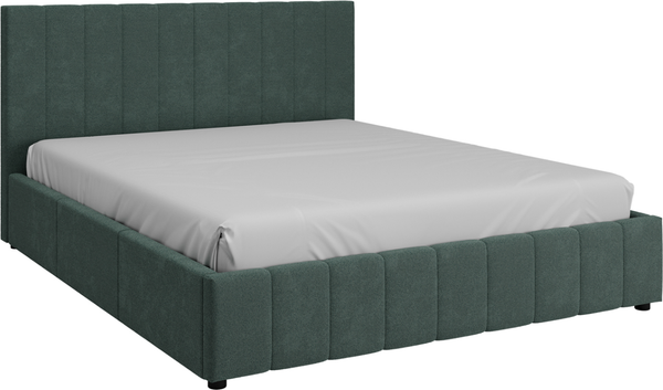 Двуспальная кровать Bravo Мебель Нельсон Вертикаль 160x200 с ПМ Стандарт 10 вариант - фото