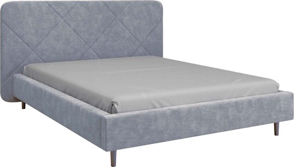 Двуспальная кровать Bravo Мебель Лима 160x200 без ПМ Стандарт 2 вариант - фото