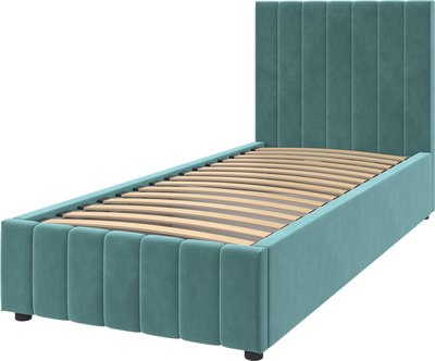 Односпальная кровать Bravo Мебель Нельсон Вертикаль 90x200 без ПМ Стандарт 4 вариант - фото