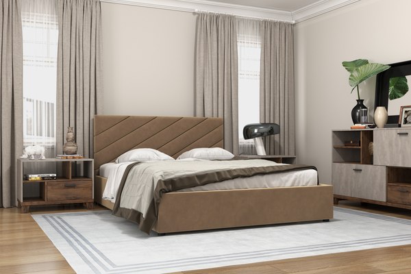 Каркас кровати Bravo Мебель Юта 160x200 без ПМ Стандарт 3 вариант