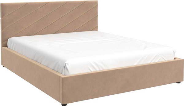 Двуспальная кровать Bravo Мебель Юта 160x200 с ПМ Стандарт 3 вариант - фото