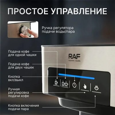 Кофеварка эспрессо RAF R.136