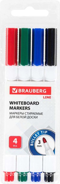 Набор маркеров Brauberg Line / 152119 - фото