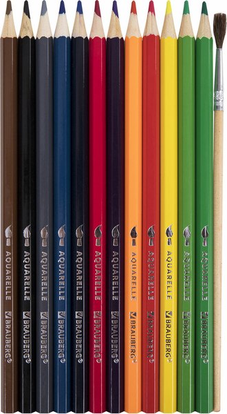 Набор акварельных карандашей Brauberg 181848