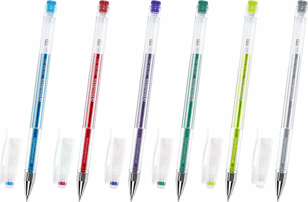 Набор гелевых ручек Brauberg Extra. Блестки / 143908