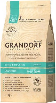 Сухой корм для кошек Grandorf Cat 4 Meat Probiotic Indoor - фото