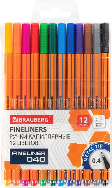Набор капиллярных ручек Brauberg 144143 - фото