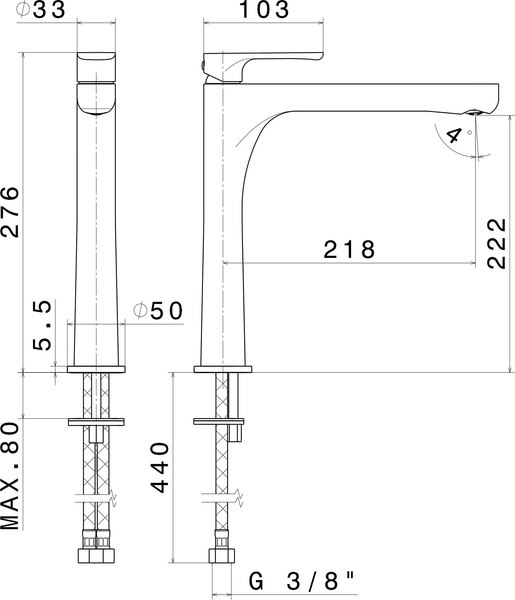 Смеситель Kerama Marazzi 69415KM.21.018