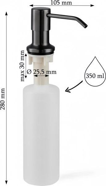 Дозатор для жидкого мыла Diadonna Д66-1913QH