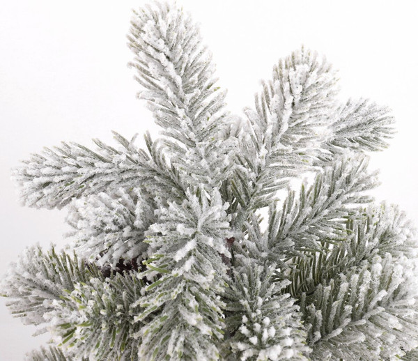 Ель искусственная Золотая сказка Заснеженная с шишками / 592011