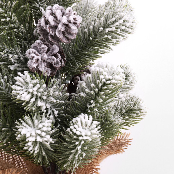 Ель искусственная Золотая сказка Заснеженная с шишками / 592011