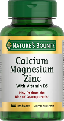 Витаминно-минеральный комплекс Nature's Bounty Кальций-магний-цинк - фото
