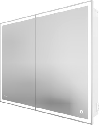 Шкаф с зеркалом для ванной Grossman Меркадо-100 / 201002 - фото