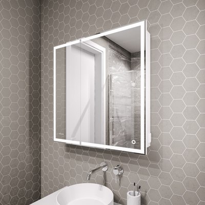 Шкаф с зеркалом для ванной Grossman Меркадо-70 / 207008