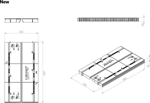 Аэратор коньковый Vilpe Airidge Felt / 717832