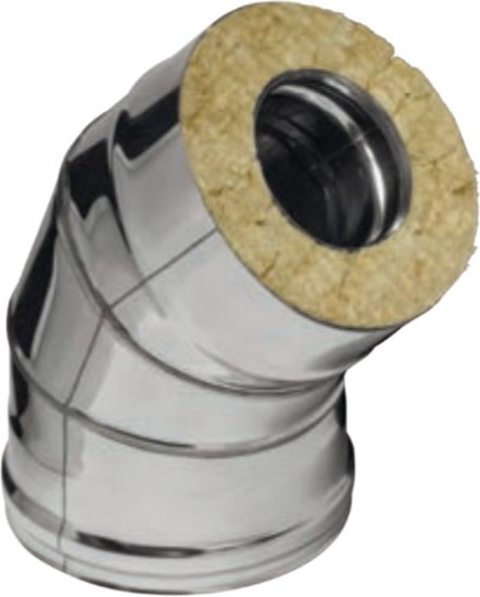 Поворот для труб Ferrum 135° 430/1.0мм Ф150х210 / f4155 - фото