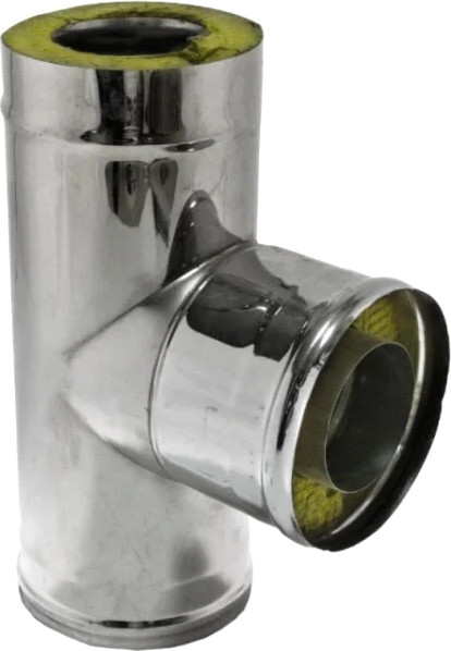 Тройник для труб Ferrum 90°430/1.0мм Ф150х210 / f4455 - фото