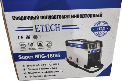 Полуавтомат сварочный Etech Super MIG-180/5