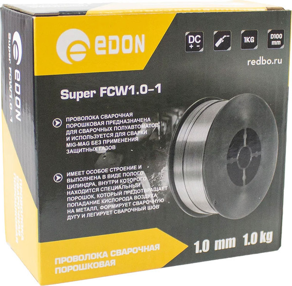 Проволока сварочная Edon Super FCW1.0-1