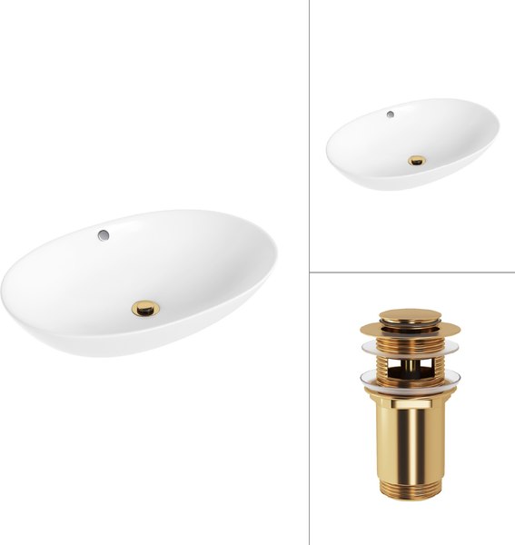 Умывальник Lauter 21709 + клапан 21190G - фото