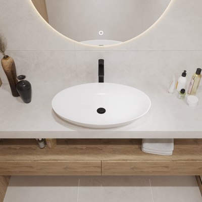 Умывальник Lauter 21571 + клапан 21190W + сифон 21635W