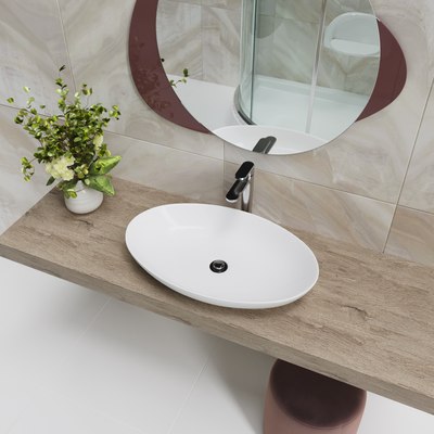 Умывальник Lauter 21571 + клапан 21190CH + сифон 21635CH