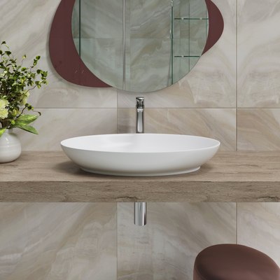 Умывальник Lauter 21571 + клапан 21190CH + сифон 21635CH